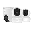 Camera Ezviz Quay Xoay 360 với nhiều kiểu dáng mẫu mã lạ mắt, camera ghi hình chất lượng rõ nét, trang bị nhiều chức năng thông minh tiện ích