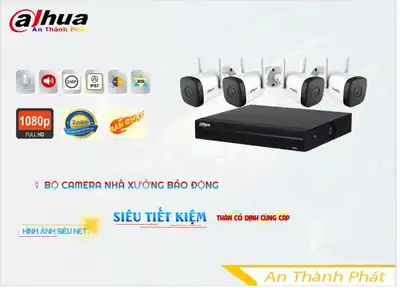 Bộ Camera Nhà Xưởng Báo Động