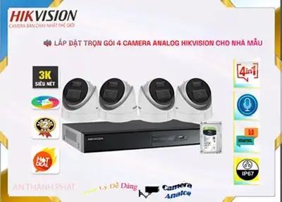 Camera quan sát nhà mẫu, camera Hikvision, camera quan sát trọn bộ, thiết bị an ninh Hikvision, giải pháp camera quan sát, hệ thống camera giám sát