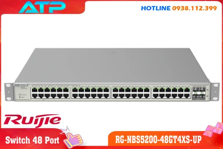 RG-NBS5200-48GT4XS-UP, Ruijie RG-NBS5200-48GT4XS-UP , Switch RG-NBS5200-48GT4XS-UP ,Switch Ruijie RG-NBS5200-48GT4XS-UP , Bộ chia mạng RG-NBS5200-48GT4XS-UP , Ruijie 48 port RG-NBS5200-48GT4XS-UP , switch, switch chính hãng,