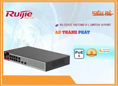 Hãng Ruijie RG-S2915-10GT2MS-P-L Switch chia mạng,giá kỹ thuật RG-S2915-10GT2MS-P-L,Giá buôn RG-S2915-10GT2MS-P-L, Bán Lỗ,RG-S2915-10GT2MS-P-L nơi bán rẻ nhất,Giá Bán RG-S2915-10GT2MS-P-L,Địa Chỉ Bán RG-S2915-10GT2MS-P-L,thông số RG-S2915-10GT2MS-P-L, Tốt nhất,RG-S2915-10GT2MS-P-L Giá hấp dẫn,RG-S2915-10GT2MS-P-L Giá rẻ,công nghê RG-S2915-10GT2MS-P-L,RG-S2915-10GT2MS-P-L Giá rẻ nhất,RG-S2915-10GT2MS-P-L bán uy tín,sale RG-S2915-10GT2MS-P-L