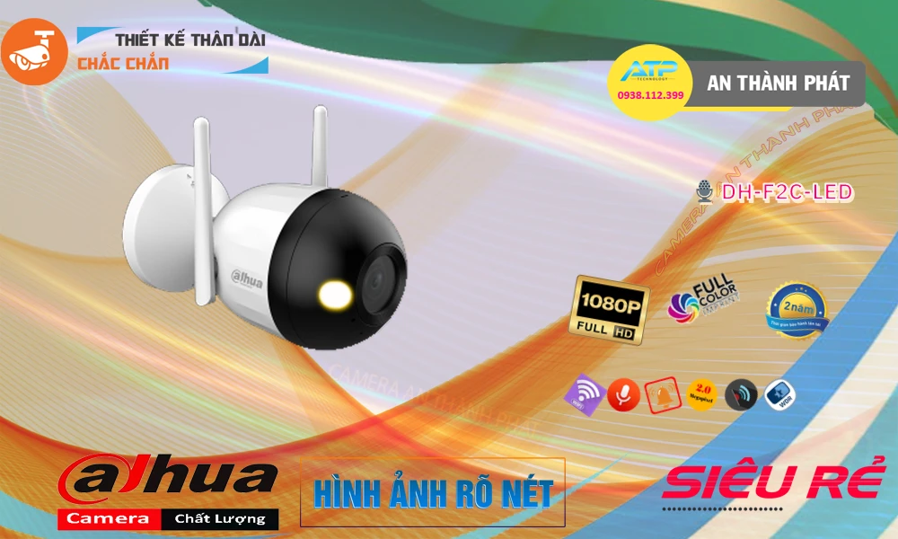 Camera DH-F2C-LED Dahua Tiết Kiệm