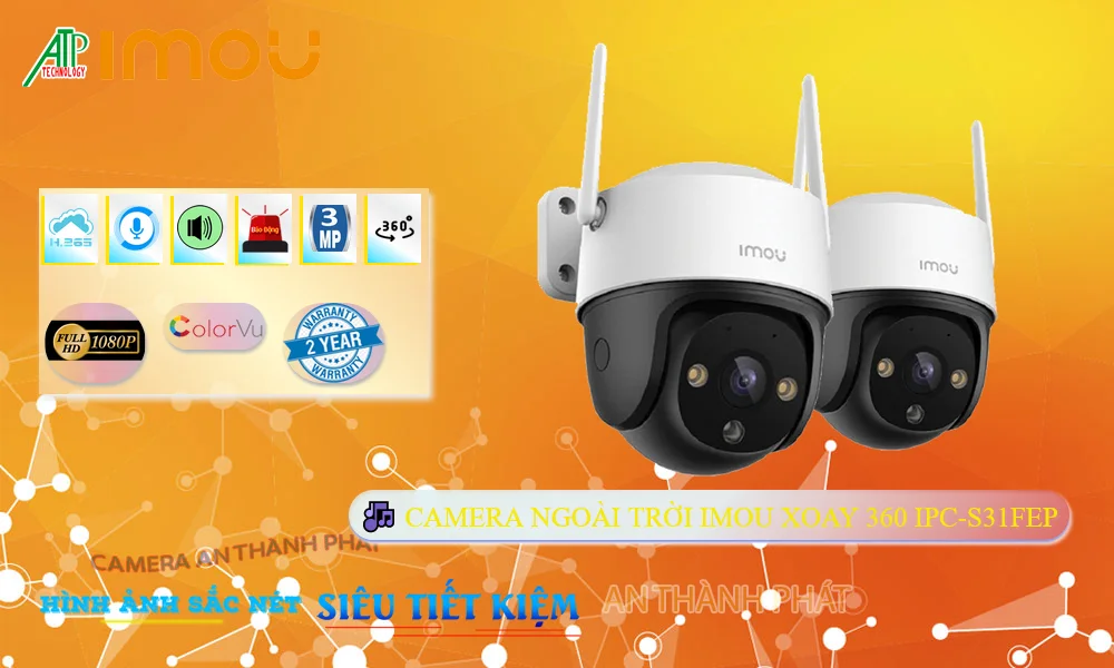 IPC-S31FEP sắc nét Wifi Imou