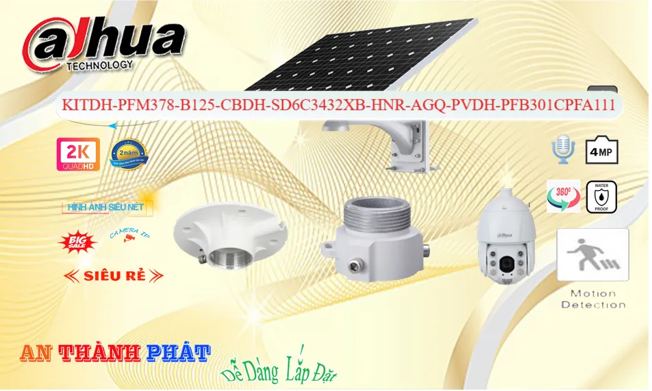 ✨ Camera KIT/DH-PFM378-B125-CB/DH-SD6C3432XB-HNR-AGQ-PV/DH-PFB301C/PFA111 Tiết Kiệm