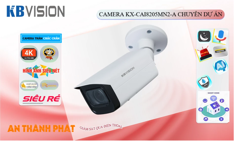 KX-CAi8205MN2-A Camera KBvision Thiết kế Đẹp ☑ KX-CAi8205MN2-A Camera KBvision Thiết kế Đẹp ☑