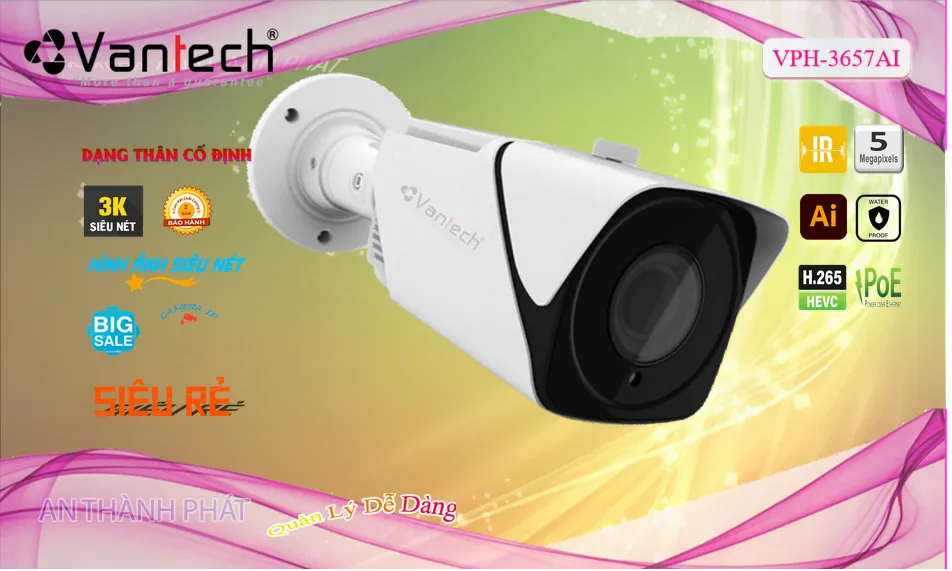 VPH-3657AI Camera VanTech Sắc Nét VPH-3657AI Camera VanTech Sắc Nét