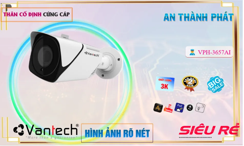 VPH-3657AI Camera VanTech Sắc Nét VPH-3657AI Camera VanTech Sắc Nét