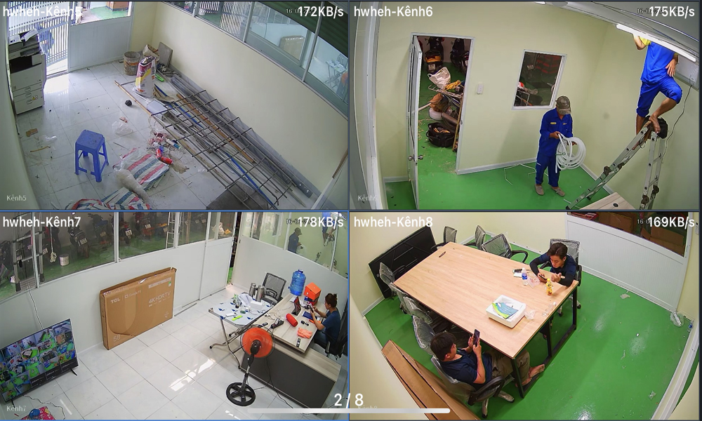 Bộ Camera Kho Hàng Sắc Nét Ultra 2K Giá Rẻ