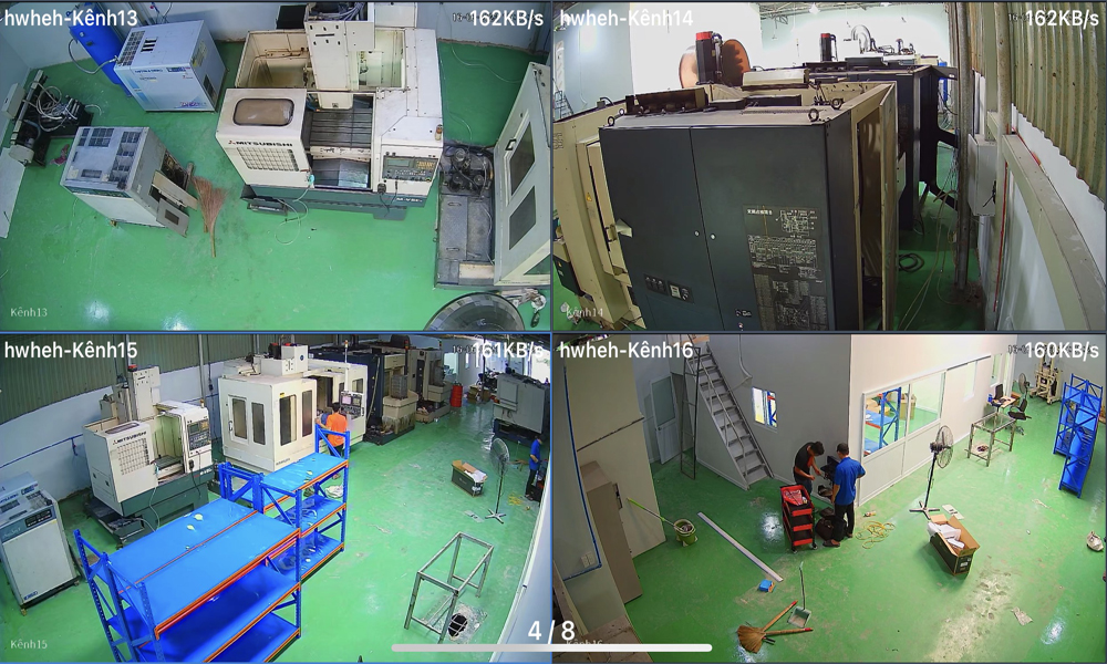 Trọn bộ camera kho hàng giá rẻ
