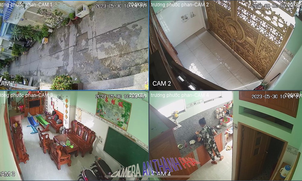 Bộ Camera Gia Đình Nhà Phố 4MP Bộ Camera Gia Đình Nhà Phố 4MP